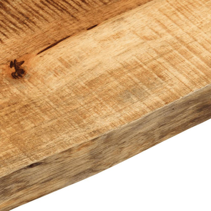 Tafelblad met natuurlijke rand 180x20x2,5 cm massief mangohout