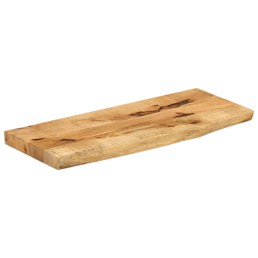 Tafelblad met natuurlijke rand 80x30x2,5 cm massief mangohout