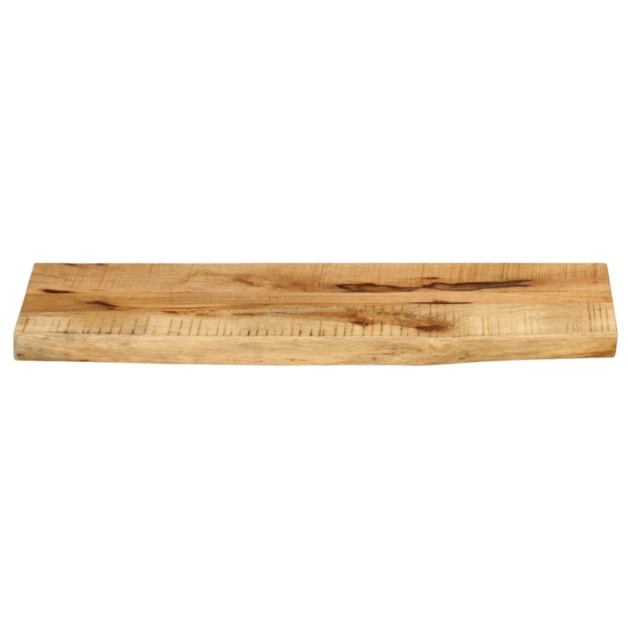 Tafelblad met natuurlijke rand 80x30x2,5 cm massief mangohout