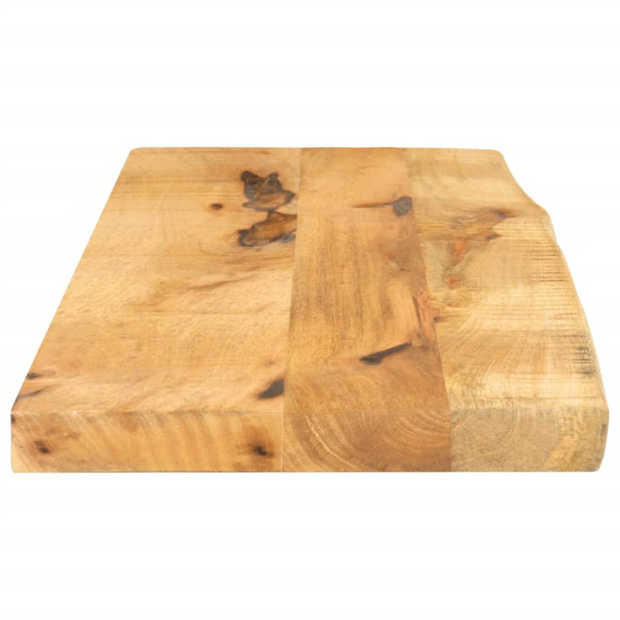 Tafelblad met natuurlijke rand 80x30x2,5 cm massief mangohout