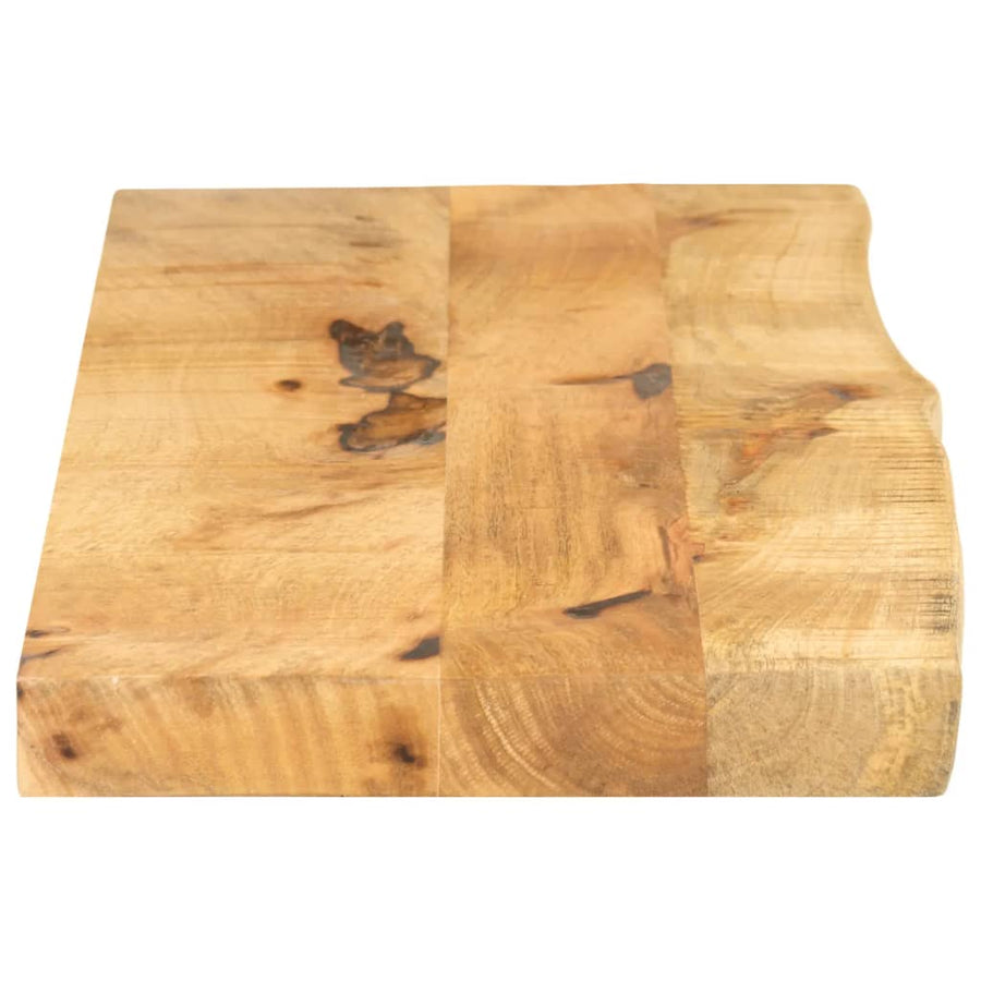 Tafelblad met natuurlijke rand 100x30x2,5 cm massief mangohout