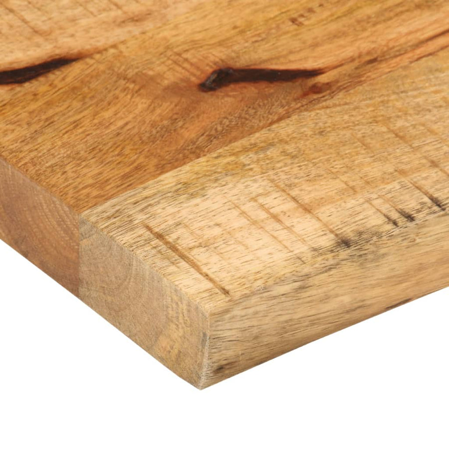Tafelblad met natuurlijke rand 100x30x2,5 cm massief mangohout