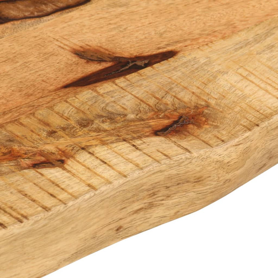 Tafelblad met natuurlijke rand 100x30x2,5 cm massief mangohout