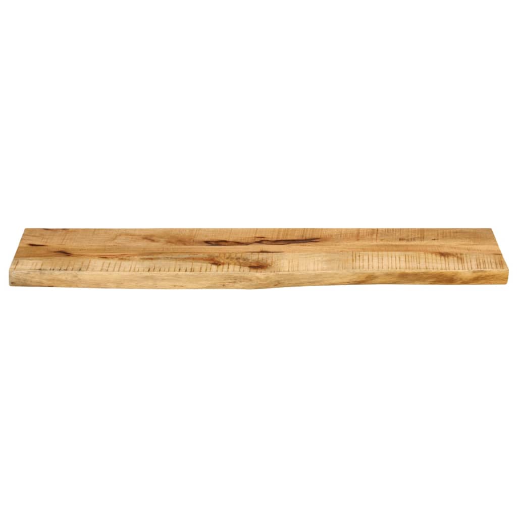 Tafelblad met natuurlijke rand 110x30x2,5 cm massief mangohout