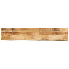 Tabletop with live edge 180x30x2.5 cm solid mango wood