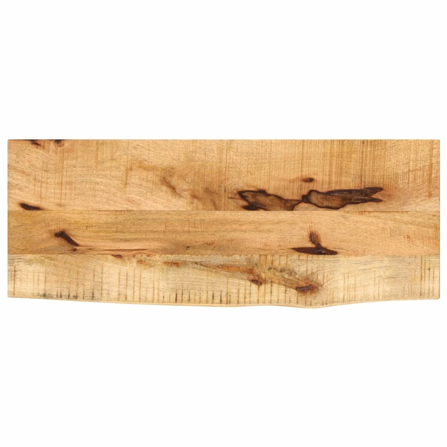 Tafelblad met natuurlijke rand 70x40x2,5 cm massief mangohout