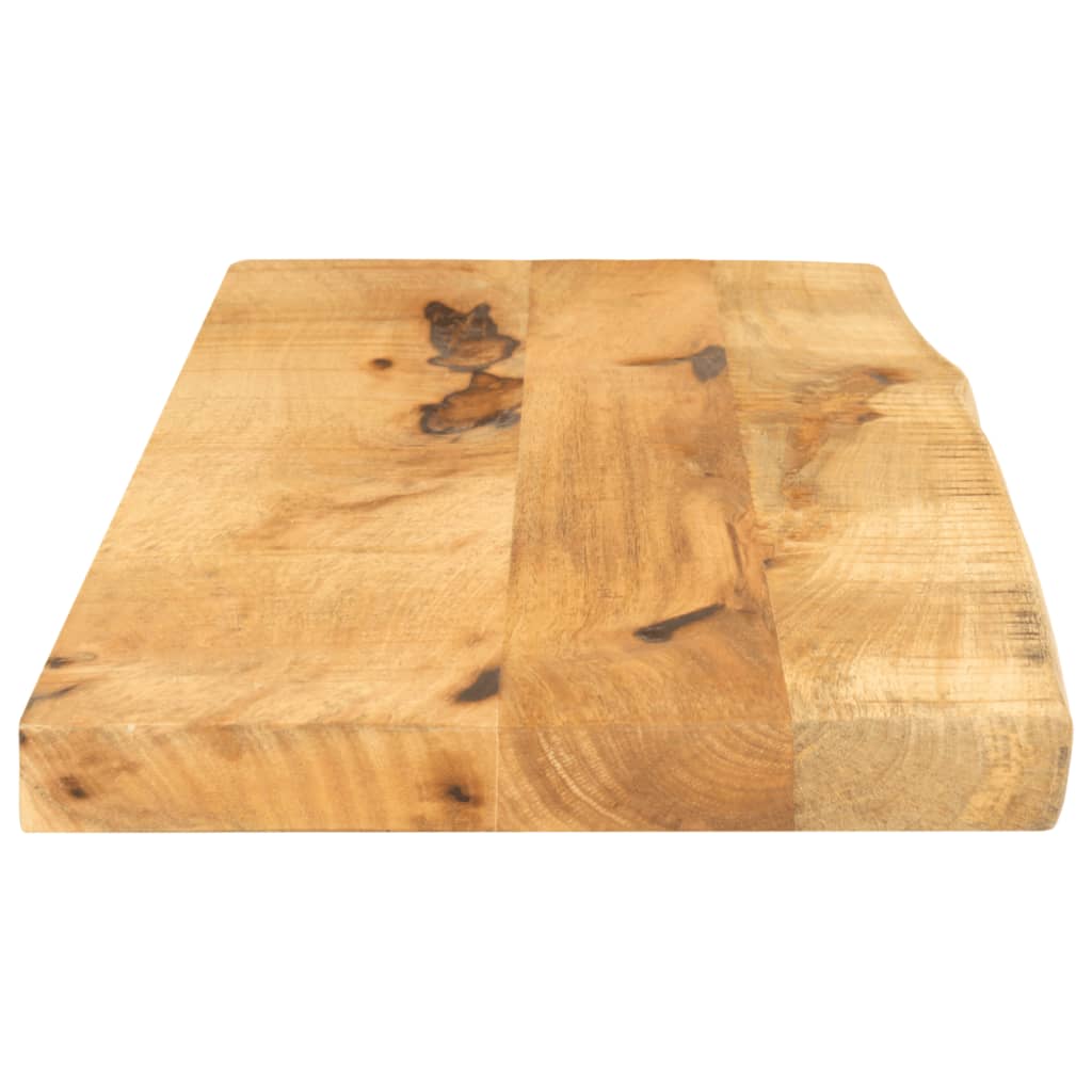 Tafelblad met natuurlijke rand 70x40x2,5 cm massief mangohout