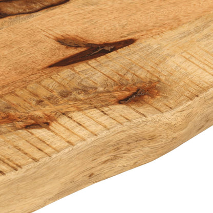 Tafelblad met natuurlijke rand 70x40x2,5 cm massief mangohout