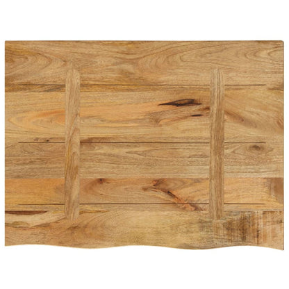 Tafelblad met natuurlijke rand 70x60x2,5 cm massief mangohout
