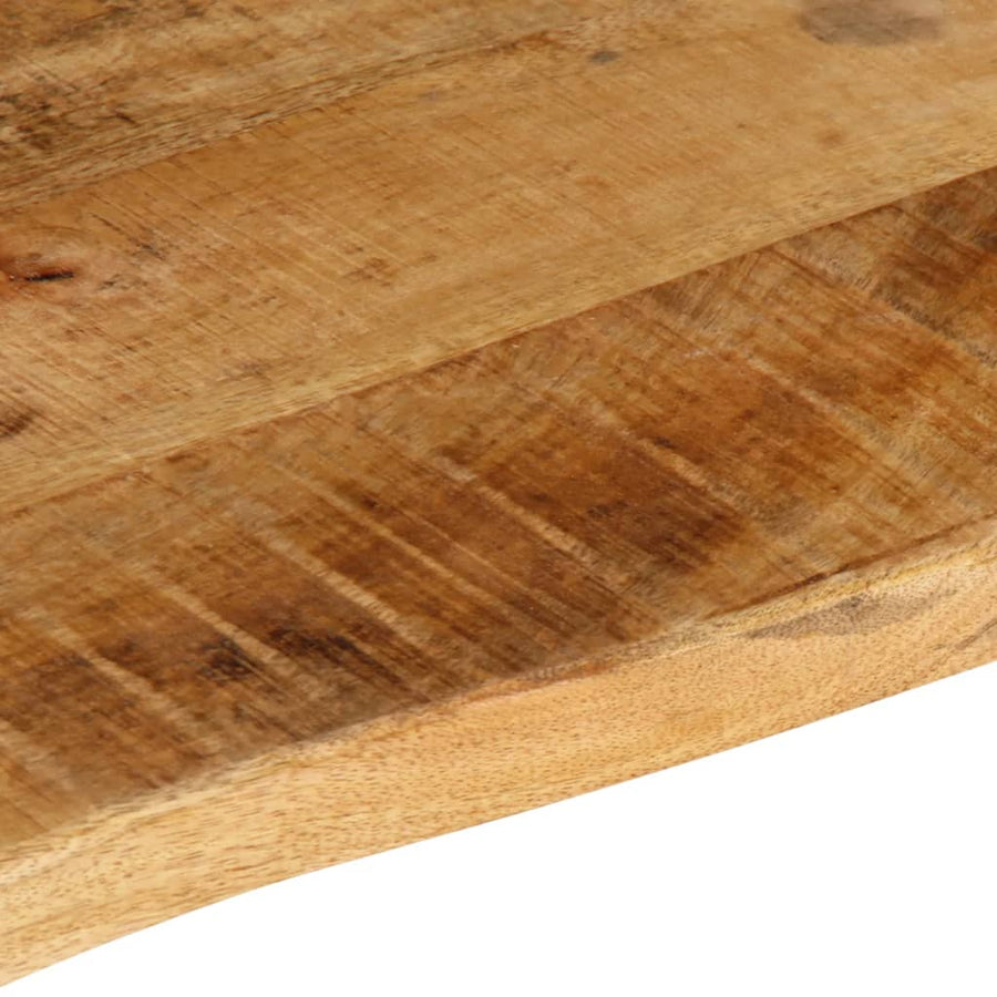 Tafelblad met natuurlijke rand 70x60x2,5 cm massief mangohout