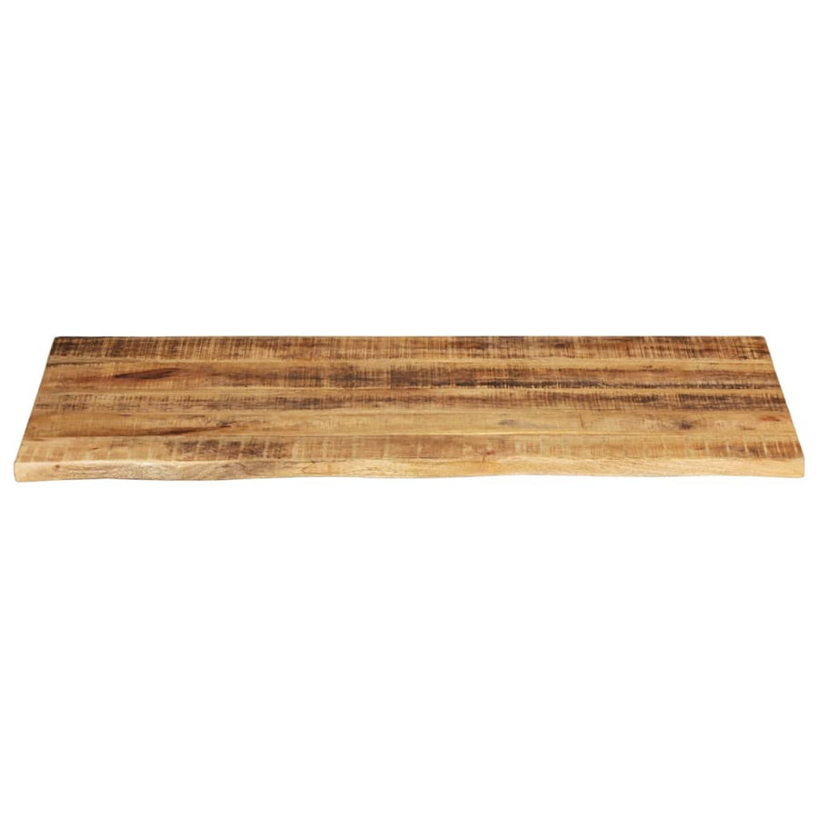 Tafelblad met natuurlijke rand 100x60x2,5 cm massief mangohout