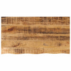 Tafelblad met natuurlijke rand 120x60x2,5 cm massief mangohout