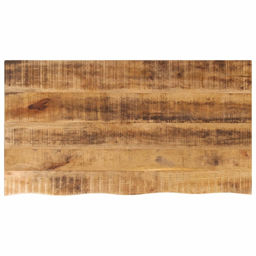 Tafelblad met natuurlijke rand 120x60x2,5 cm massief mangohout