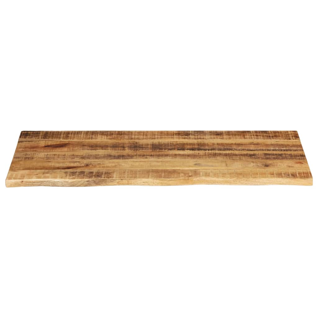 Tafelblad met natuurlijke rand 120x60x2,5 cm massief mangohout