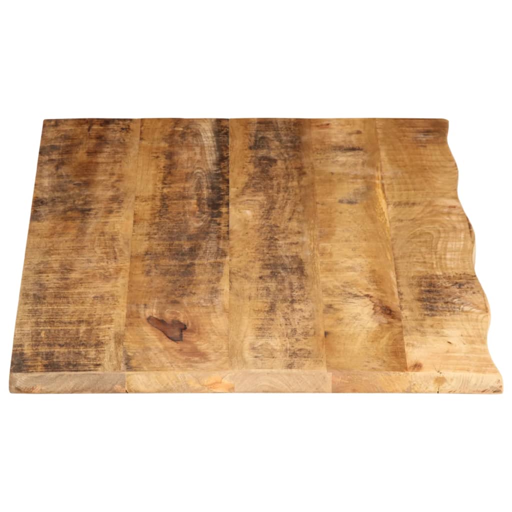Tafelblad met natuurlijke rand 120x60x2,5 cm massief mangohout