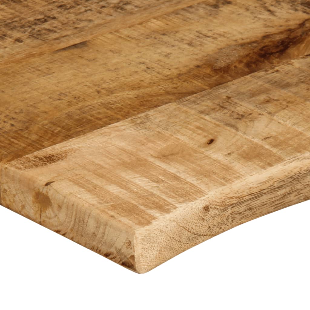 Tafelblad met natuurlijke rand 120x60x2,5 cm massief mangohout