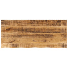 Tafelblad met natuurlijke rand 140x60x2,5 cm massief mangohout