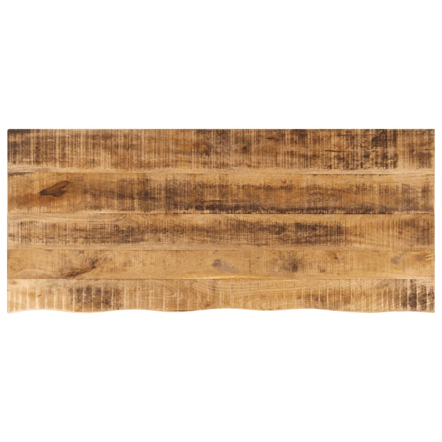 Tafelblad met natuurlijke rand 140x60x2,5 cm massief mangohout