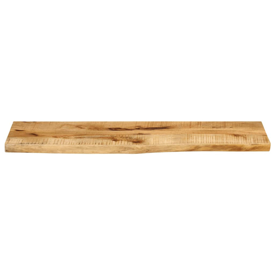 Tafelblad met natuurlijke rand 120x30x3,8 cm massief mangohout