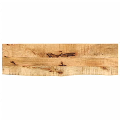 Tafelblad met natuurlijke rand 110x40x3,8 cm massief mangohout