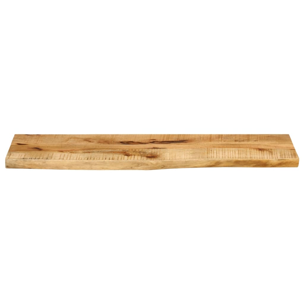 Tafelblad met natuurlijke rand 110x40x3,8 cm massief mangohout