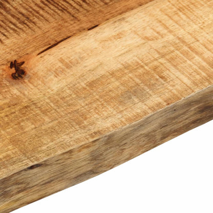 Tafelblad met natuurlijke rand 180x40x3,8 cm massief mangohout