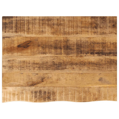 Tafelblad met natuurlijke rand 90x60x3,8 cm massief mangohout