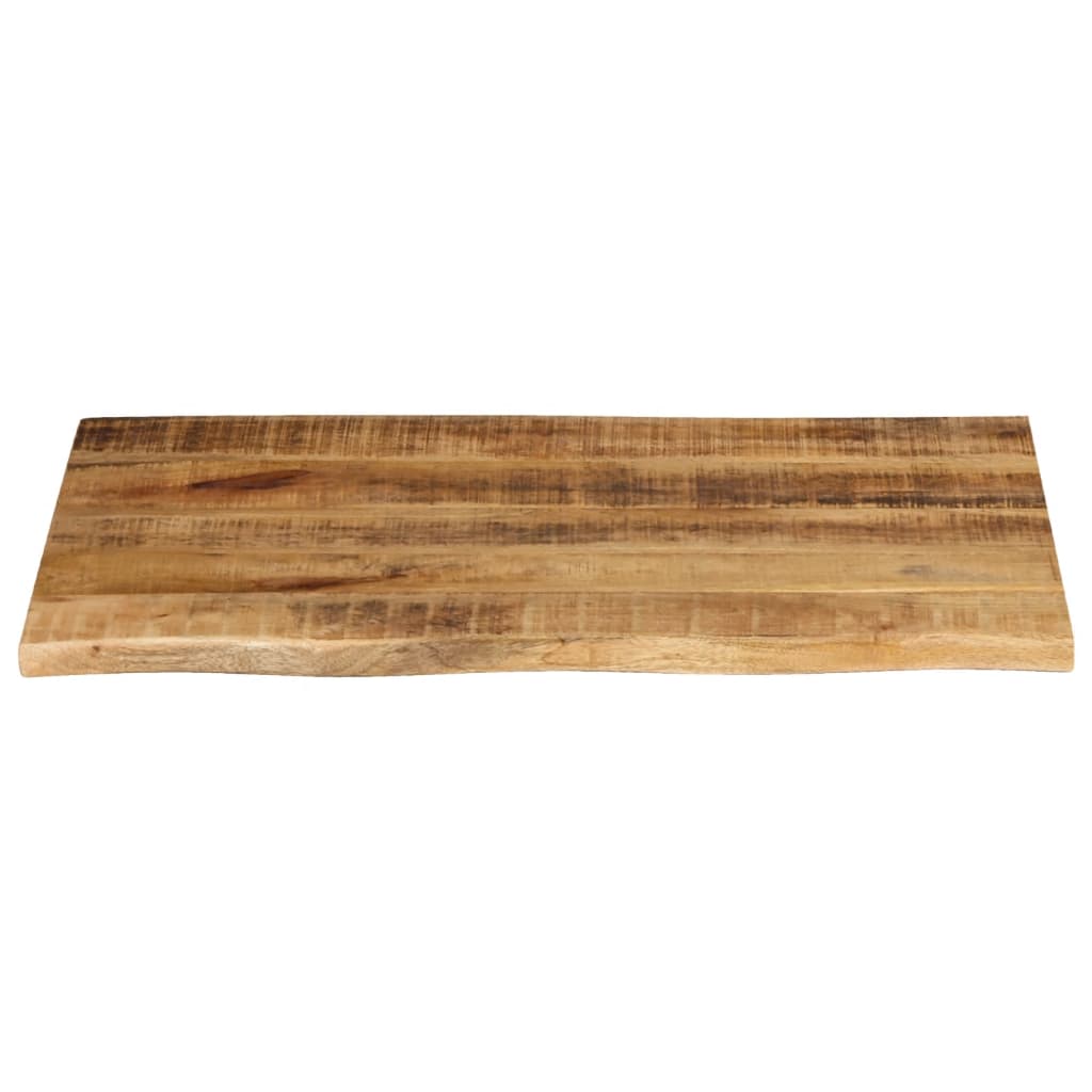 Tafelblad met natuurlijke rand 90x60x3,8 cm massief mangohout