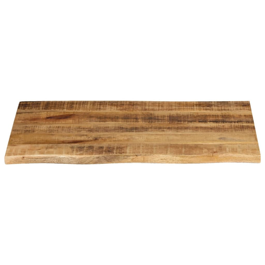 Tafelblad met natuurlijke rand 90x60x3,8 cm massief mangohout