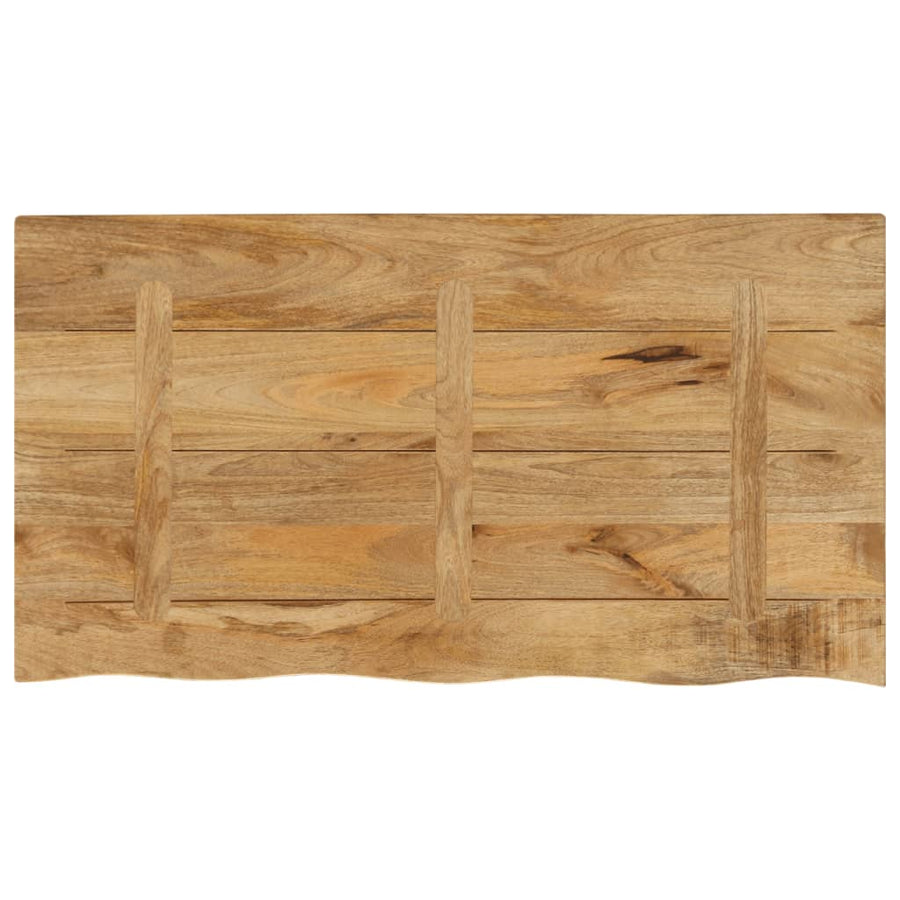 Tafelblad met natuurlijke rand 110x60x3,8 cm massief mangohout