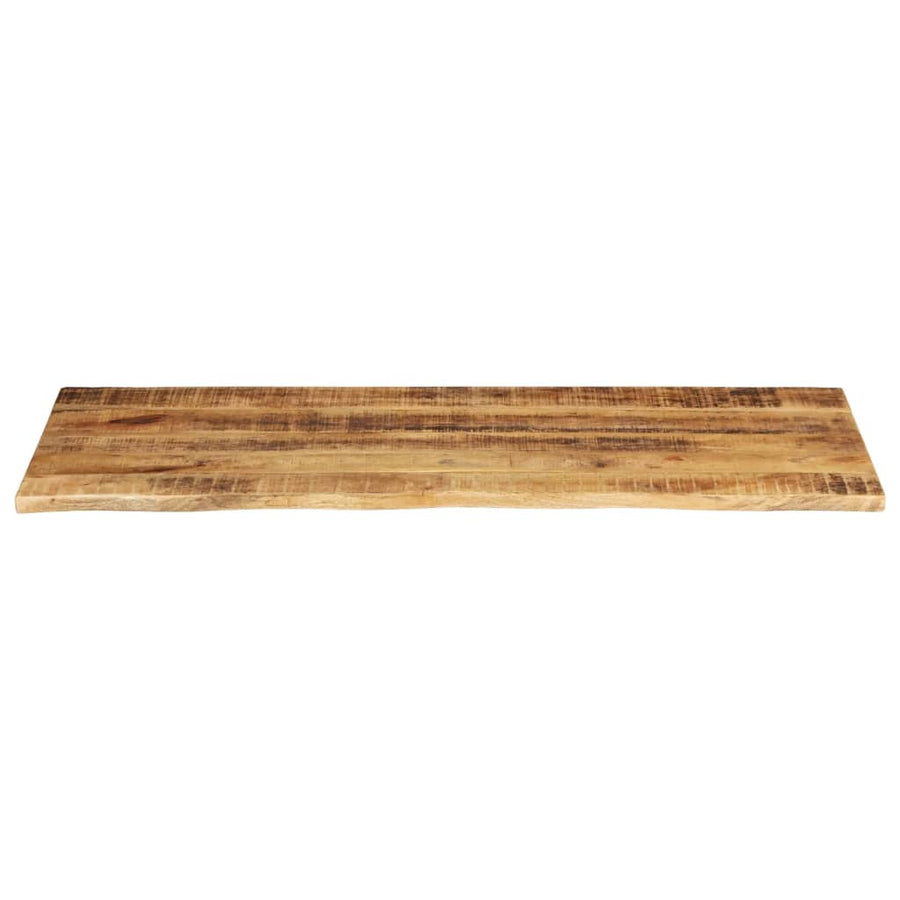 Tafelblad met natuurlijke rand 140x60x3,8 cm massief mangohout