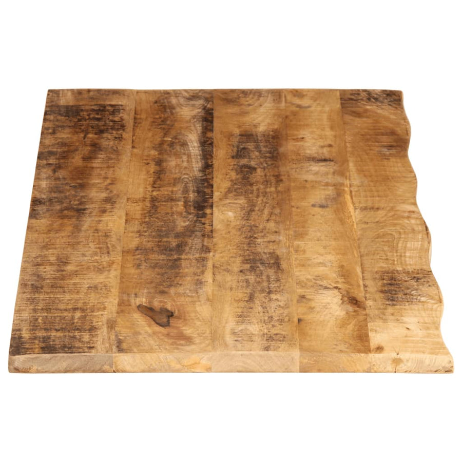 Tafelblad met natuurlijke rand 140x60x3,8 cm massief mangohout