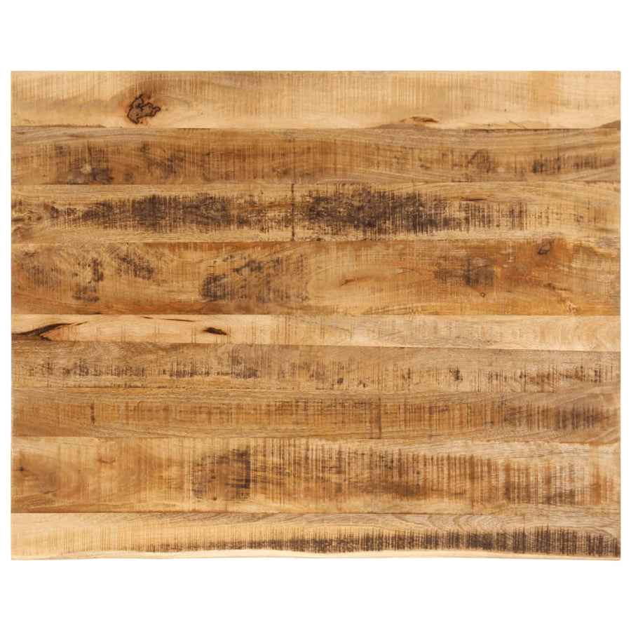 Tafelblad met natuurlijke rand 100x80x3,8 cm massief mangohout