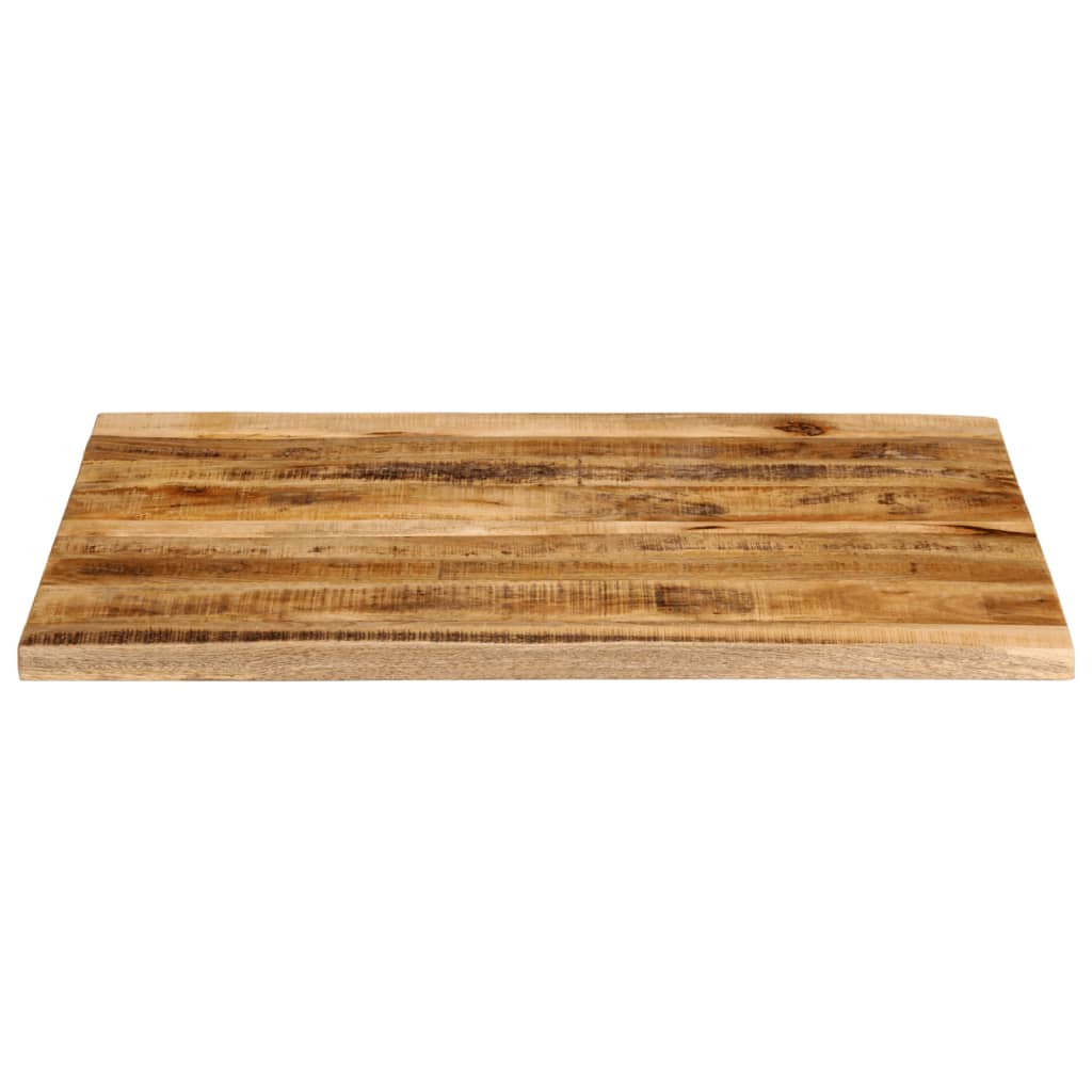 Tafelblad met natuurlijke rand 100x80x3,8 cm massief mangohout