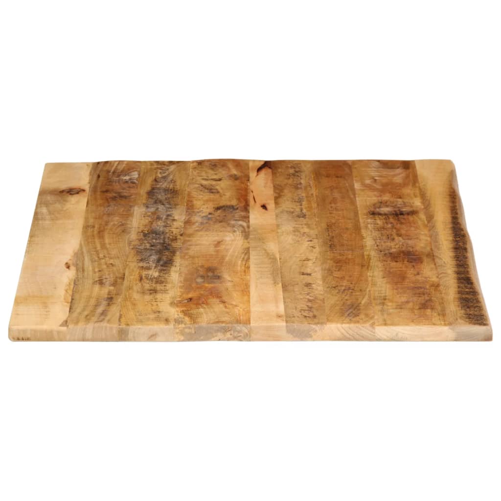 Tafelblad met natuurlijke rand 100x80x3,8 cm massief mangohout