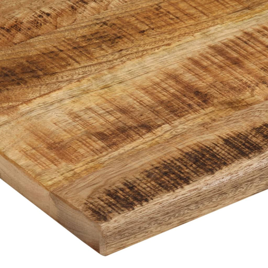 Tafelblad met natuurlijke rand 100x80x3,8 cm massief mangohout