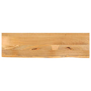 Tafelblad 100x20x2.5 cm naturel met natuurlijke rand