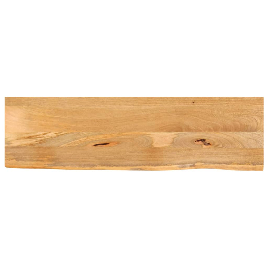 Tafelblad Met Natuurlijke Rand 100X20X2,5 Cm Naturel 100 x 20 x 2.5 cm