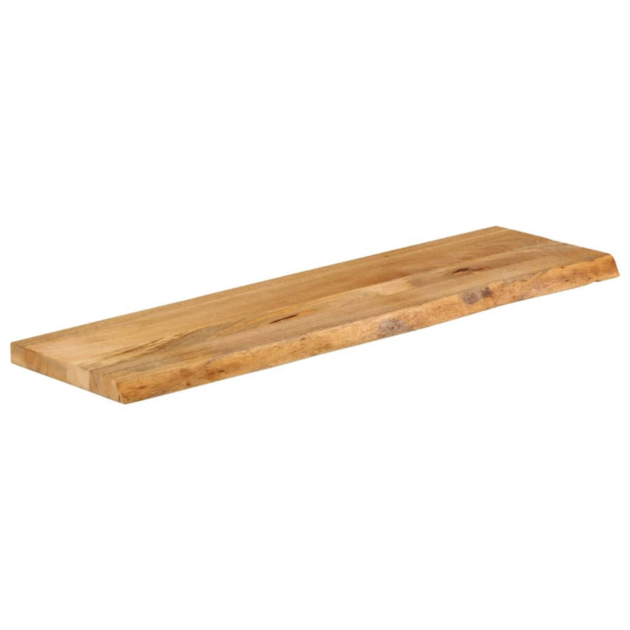 Tafelblad Met Natuurlijke Rand 100X20X2,5 Cm Naturel 100 x 20 x 2.5 cm