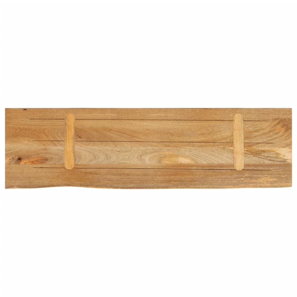 Tafelblad Met Natuurlijke Rand 100X20X2,5 Cm Naturel 100 x 20 x 2.5 cm