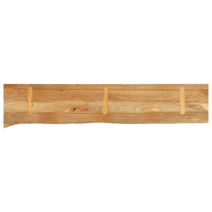 Tafelblad met natuurlijke rand 180x20x2,5 cm massief mangohout
