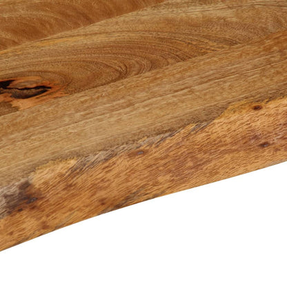 Tafelblad met natuurlijke rand 180x20x2,5 cm massief mangohout