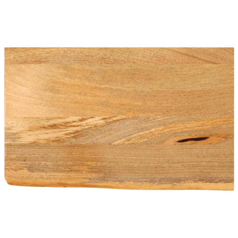 Tafelblad met natuurlijke rand 40x30x2,5 cm massief mangohout