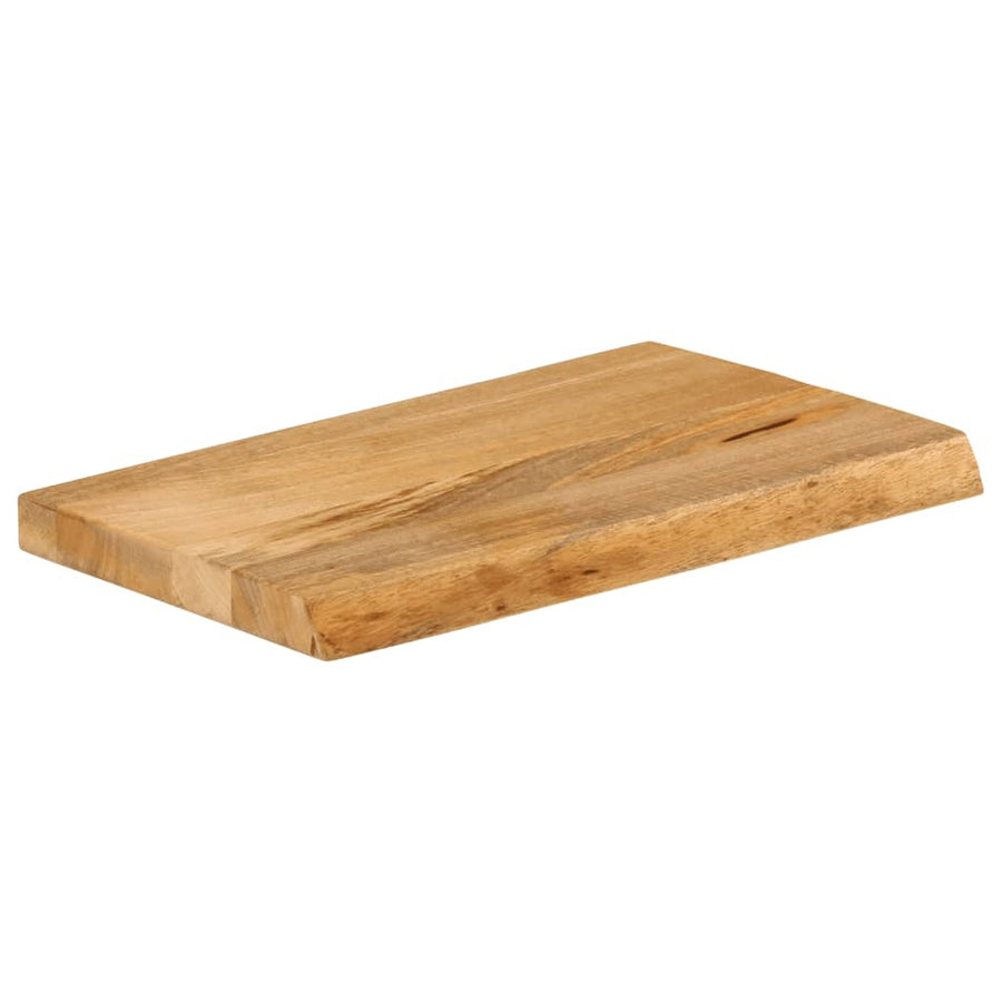 Tafelblad met natuurlijke rand 60x40x2,5 cm massief mangohout