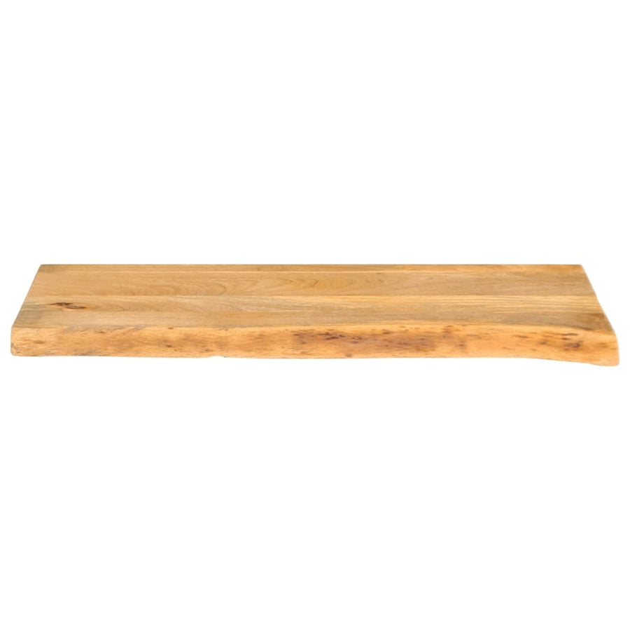 Tafelblad met natuurlijke rand 70x40x2,5 cm massief mangohout