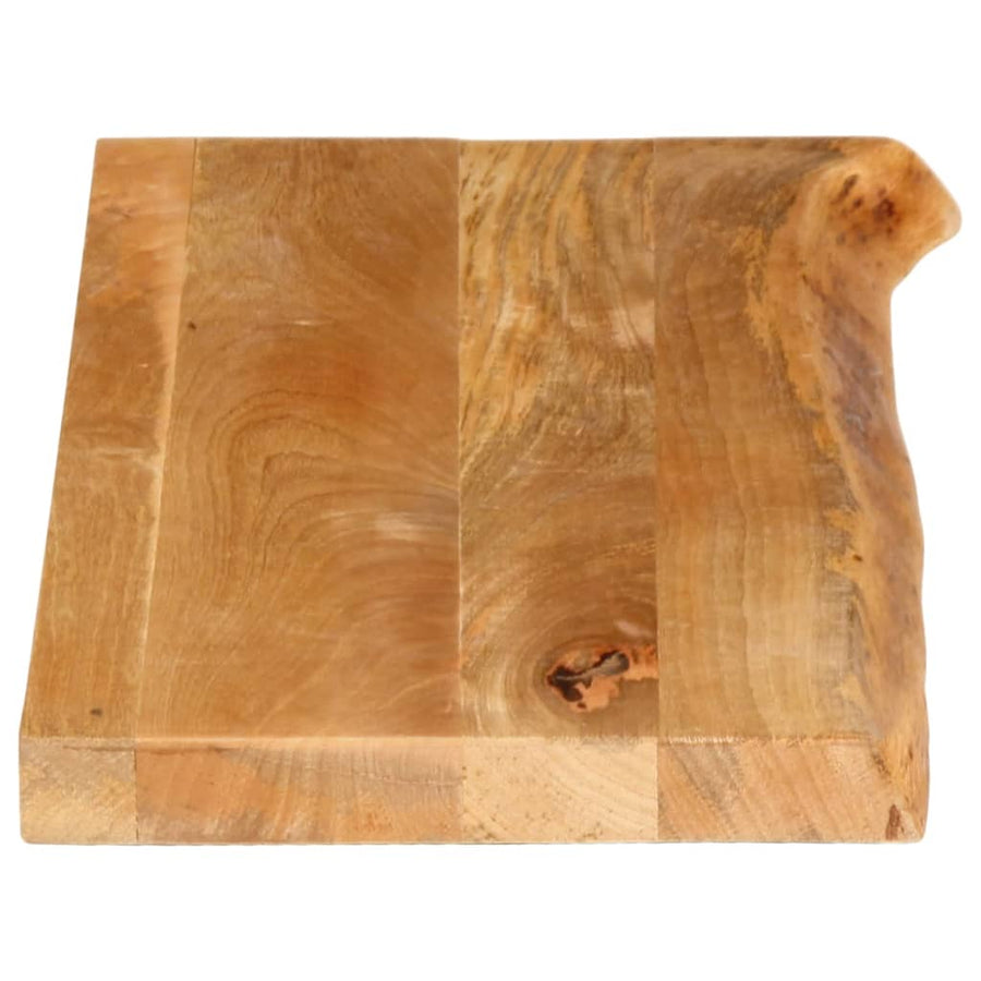 Tafelblad met natuurlijke rand 70x40x2,5 cm massief mangohout