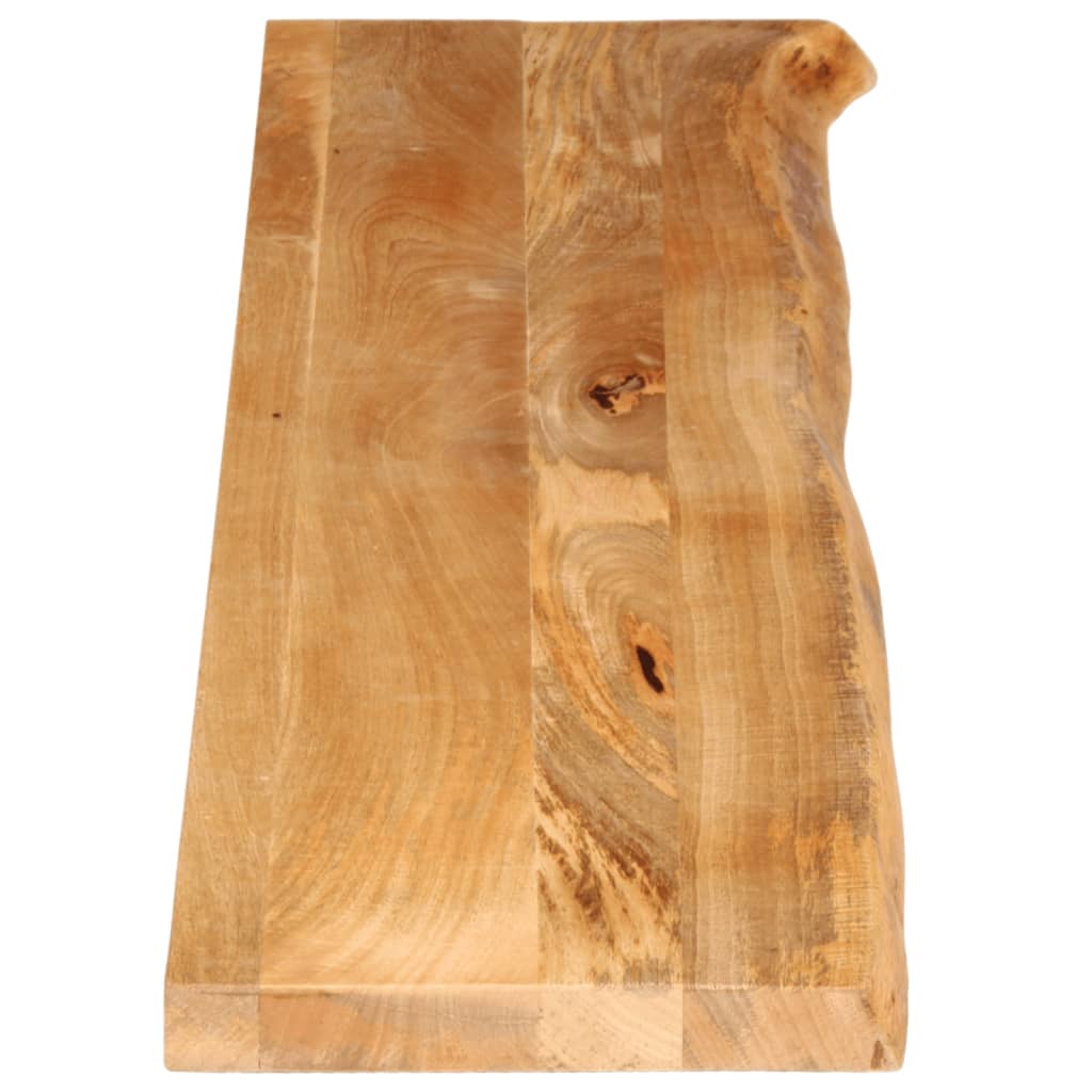 Tafelblad met natuurlijke rand 160x40x2,5 cm massief mangohout