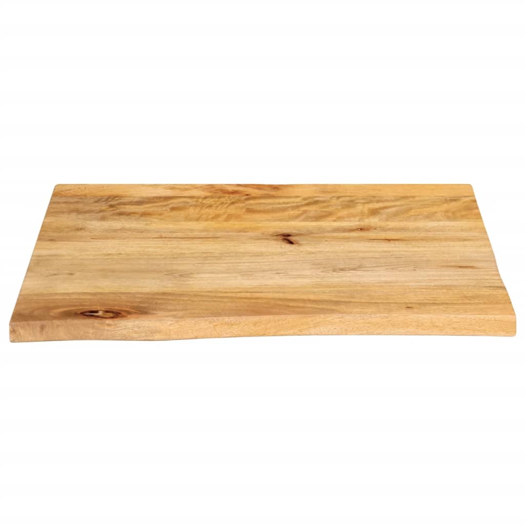 Tafelblad met natuurlijke rand 60x60x2,5 cm massief mangohout