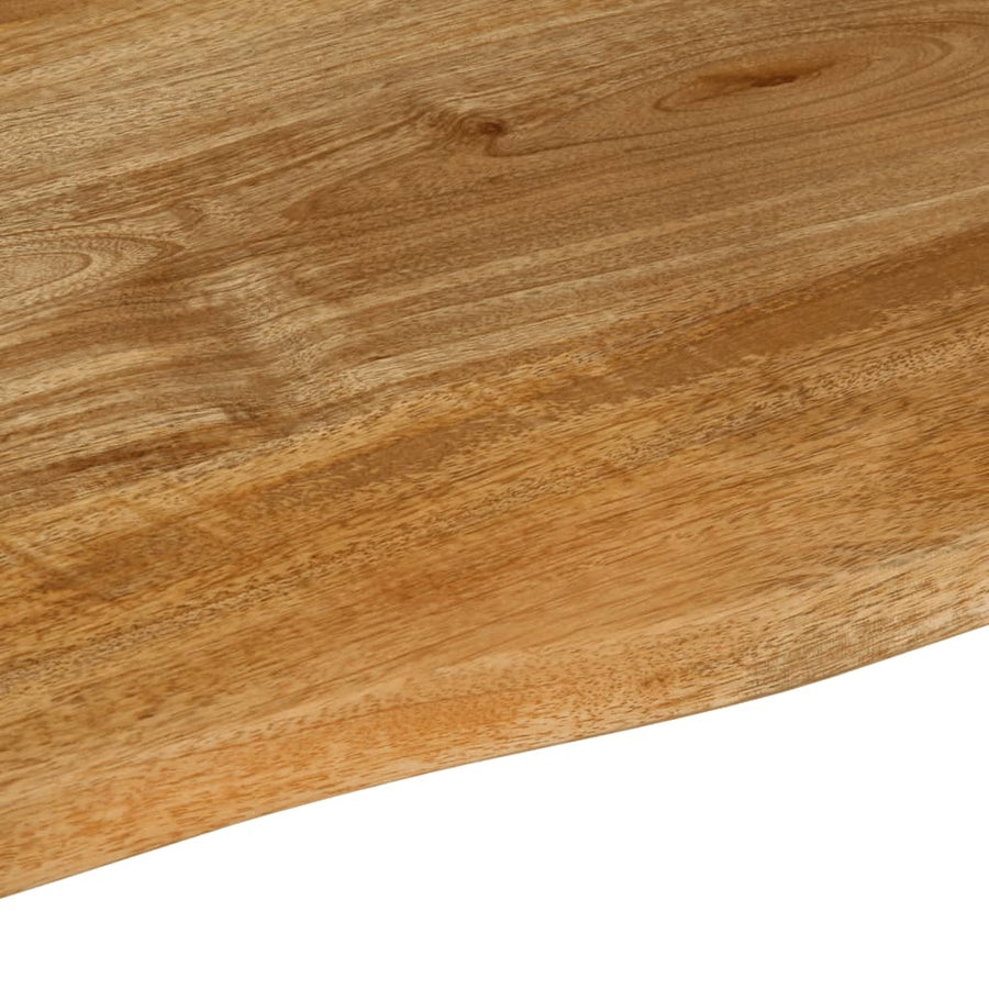 Tafelblad met natuurlijke rand 60x60x2,5 cm massief mangohout