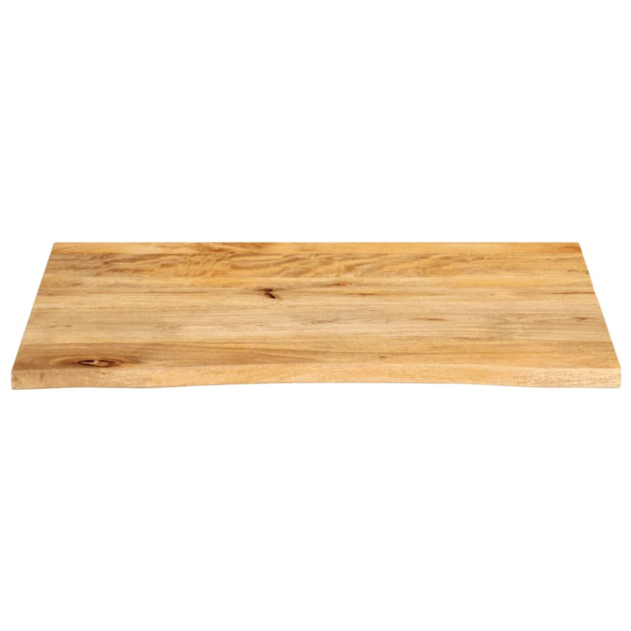 Tafelblad met natuurlijke rand 70x60x2,5 cm massief mangohout